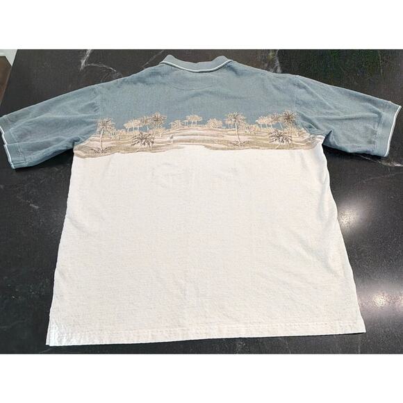 Boca Classics Club Golf Vintage Polo 90's Y2K 100% Cotton LG - Picture 10 of 14